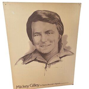 Darrell McCall Mickey Gilley Promo Posters Columbia/Playboy Records 70s